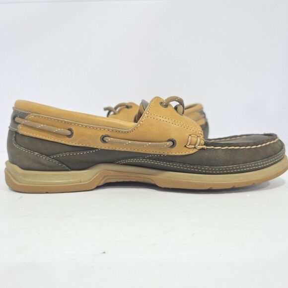 Sebago Docksides Shoes Men\'s Size 9 Brown/Tan Leather Boat Deck Nautical Classic main image 7